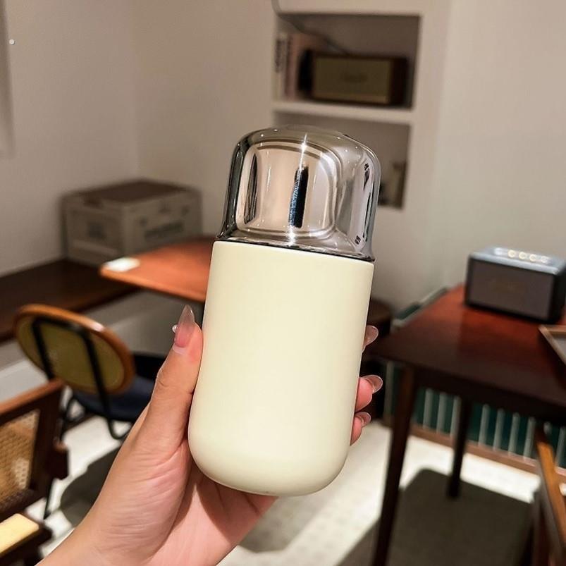 316不锈钢保温杯茶水分离磁吸泡茶杯女生小巧可携式口袋杯保温杯