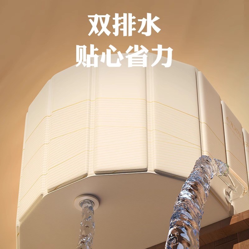 折叠浴缸大人家用便携全身汗蒸浴桶儿童坐浴盆成人加厚洗澡泡澡桶