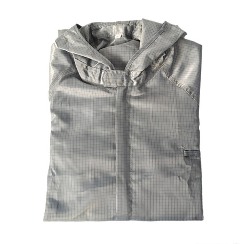 防护服喷漆汽车油漆粉尘工作服连体带帽防尘衣碳纤维导电丝抗静电