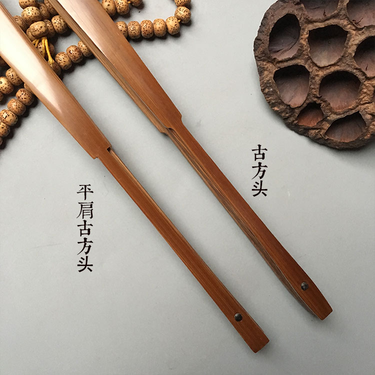 老玉竹司玉扇仿旧做旧玉竹扇碳化扇骨水磨市玉扇骨10寸2.5排口