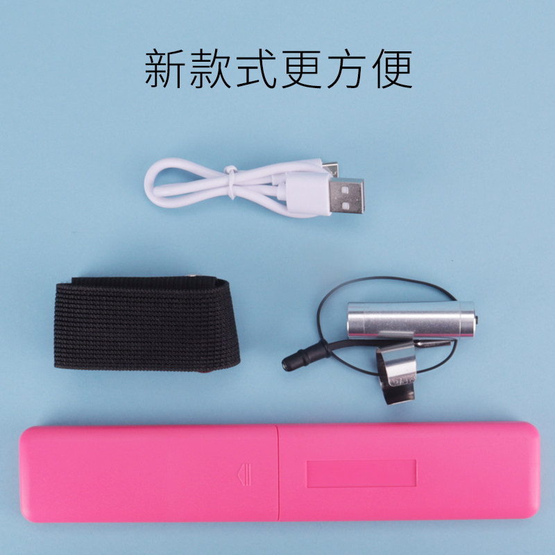 新款手拇指灯采耳工具专用手指灯聚光手握式灯充电掏耳朵发光耳勺