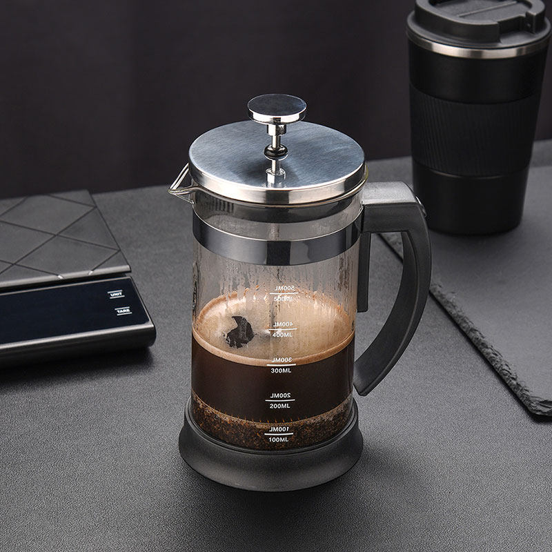 手冲咖啡壶法压壶家用煮咖啡过滤式器具冲茶器套装不锈钢过滤杯子