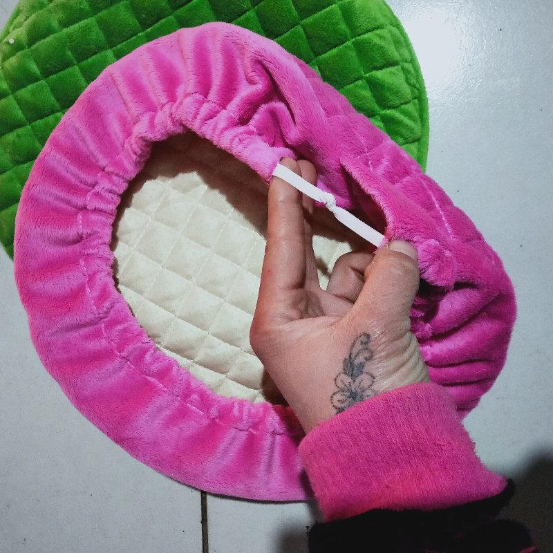 椅子圆凳垫椅垫套罩圆形坐垫海绵圆凳子垫子小板凳薄款圆垫防滑