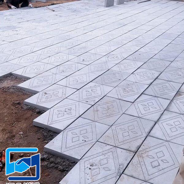 仿古地砖防滑铺路水泥模具庭院广场户外地板脚踏石青砖预制模具