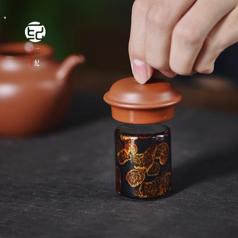 中式手工大漆铜盖置实心盖托紫砂壶铁壶盖子架茶托功夫茶道零配件