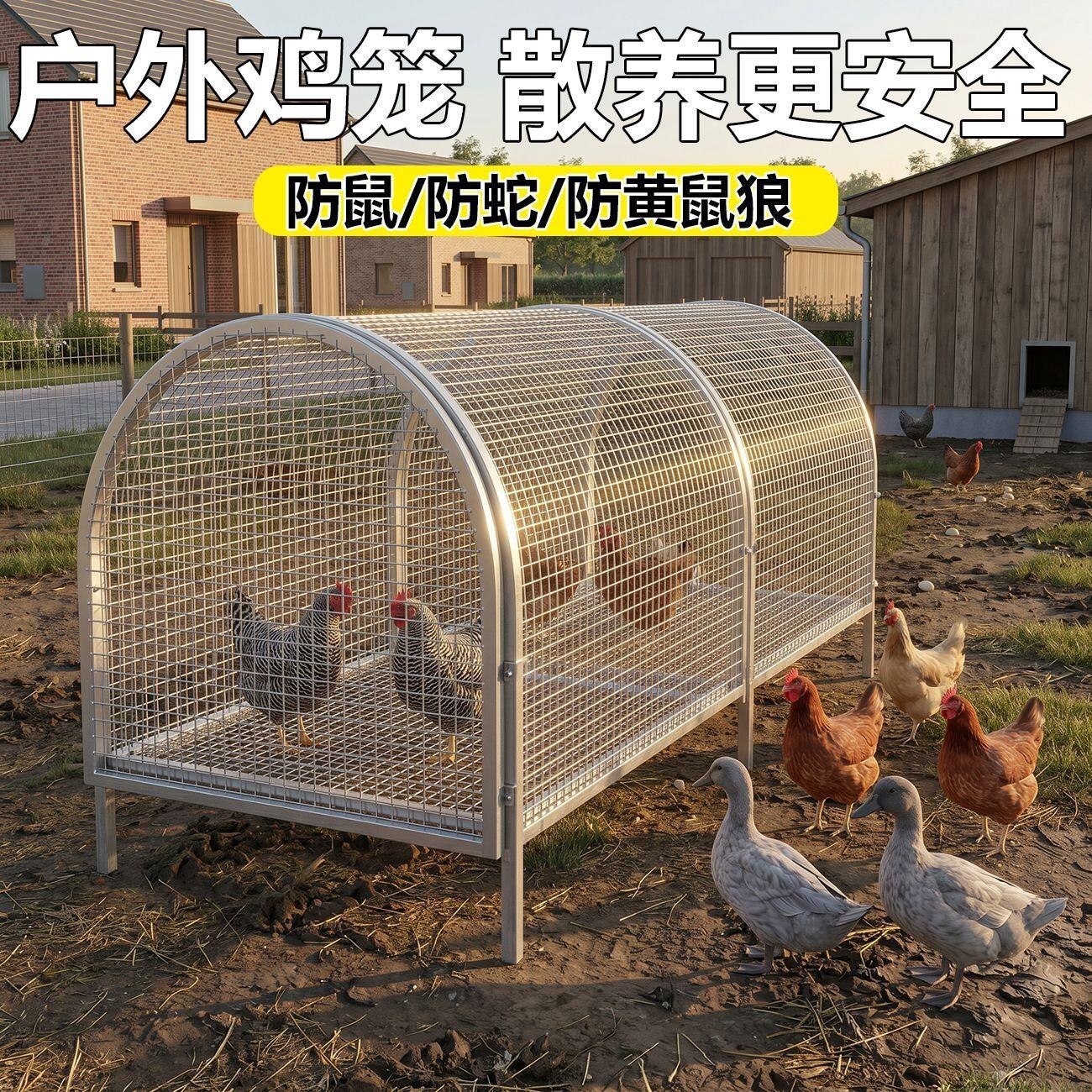 户外家用室饲养笼防鼠黄狼