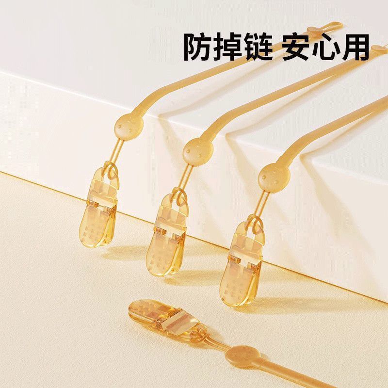 牙胶链婴儿可水煮硅安抚奶