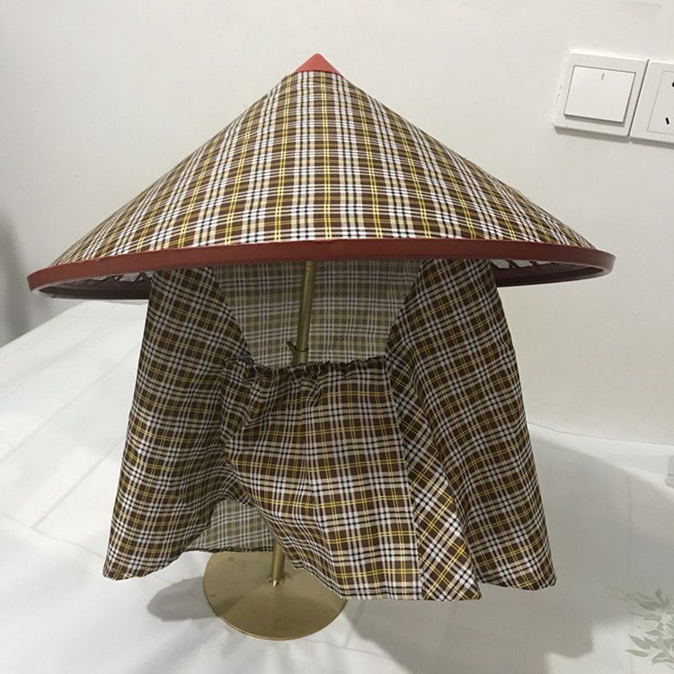 户外遮阳防雨护脖脸采茶帽