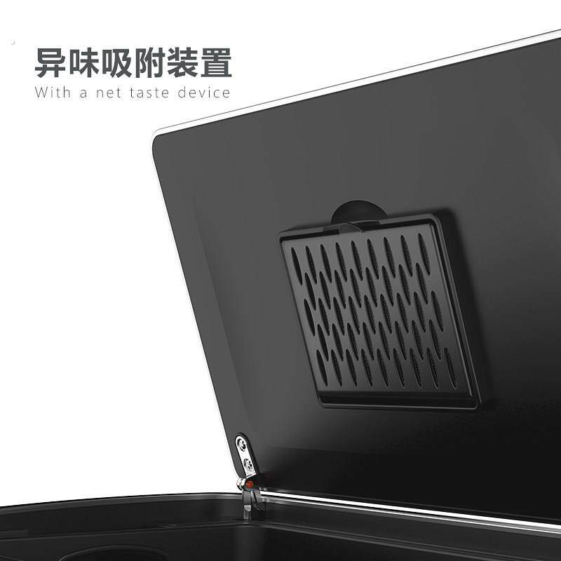 优百纳不锈钢垃圾桶家用厨房客厅长方形脚踏垃圾筒大容量垃圾桶