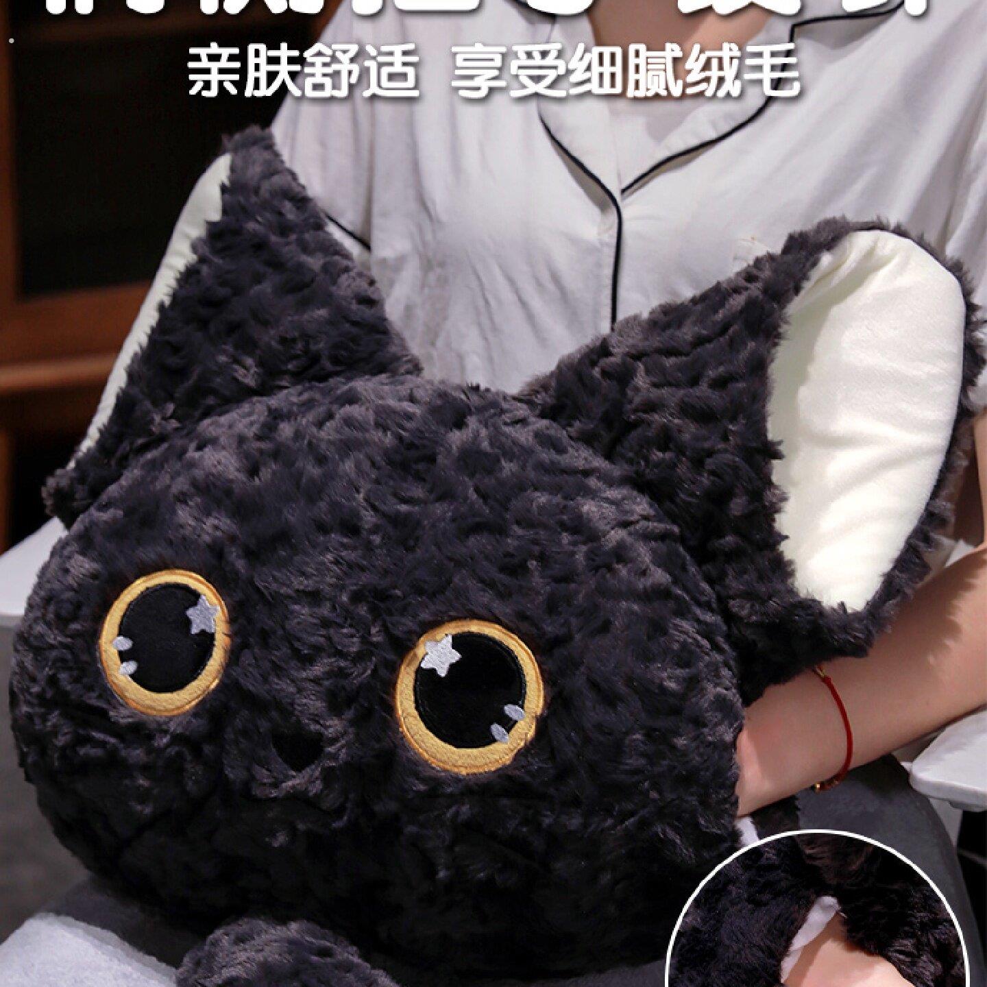 德文猫抱枕被子两用二合一办公室午睡枕空调毯汽车载枕头靠垫女生