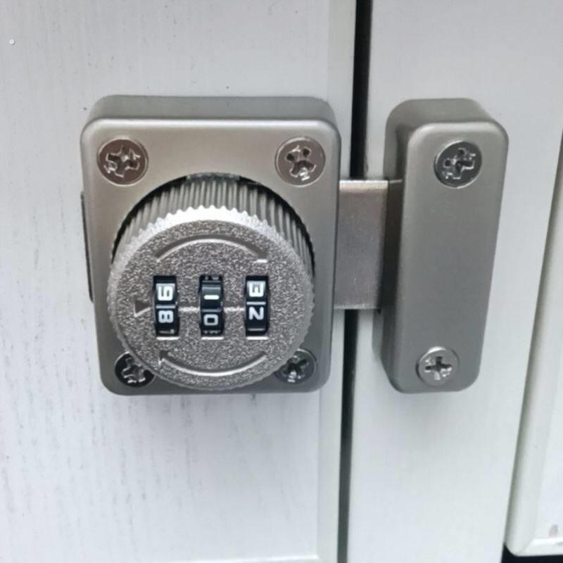 插销锁具展示柜门锁房门闩锁门栓玻璃柜锁密码锁室内门扣抽屉锁