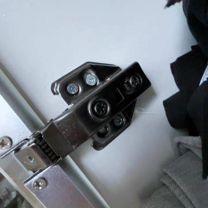 短臂门铰特殊165度 180度铝框异形铰链90度大转角柜门铰链玻璃门