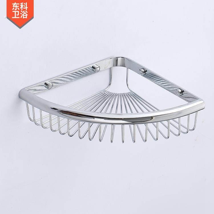 全铜镀铬墙角篮欧式三角篮化妆室浴室挂件套装置物架厂家直销