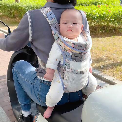 抱婴袋婴儿小月龄外出简易轻便款一岁以上后背式抱娃神器解放双手