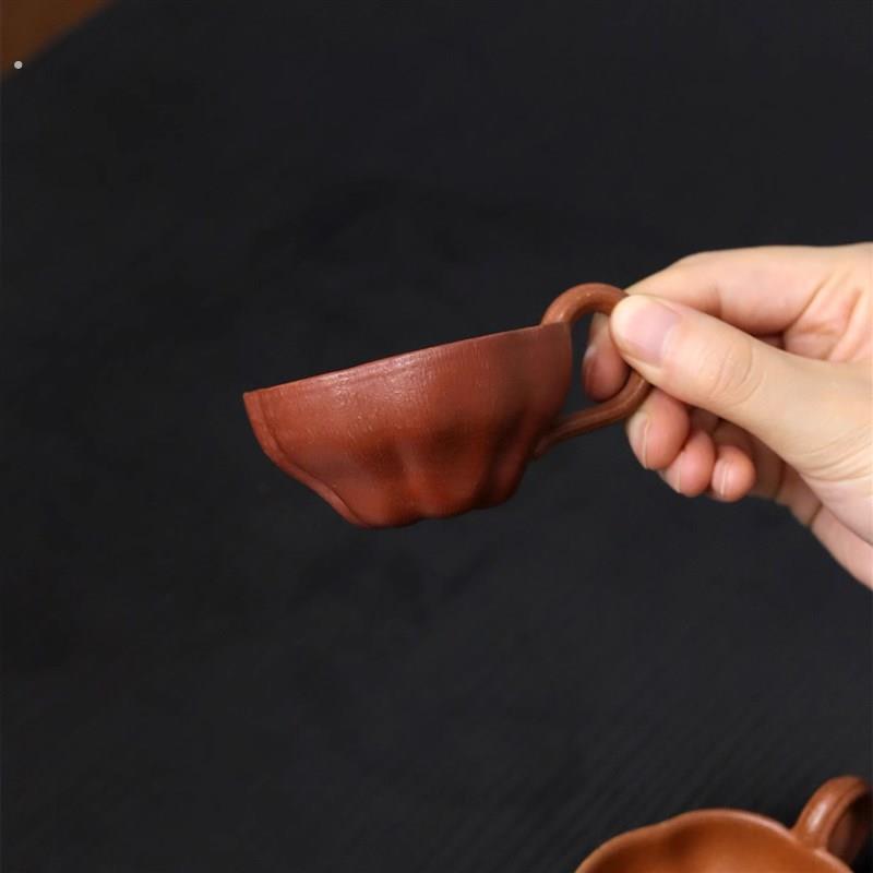 新品亦合三色南瓜杯紫砂可养主人杯纯手工品茗杯套杯功夫茶具礼品