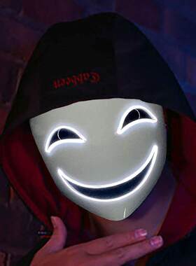 发光漆黑的子弹蛭子影胤面具全脸小丑黑之契约者怪盗基德万圣节
