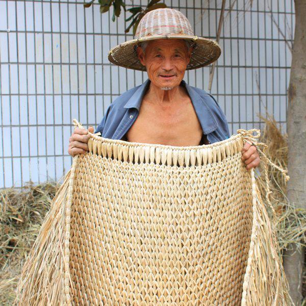 手工蓑衣斗笠古老的原始雨具挂件饰品摄影道具乡村田园农具雨衣