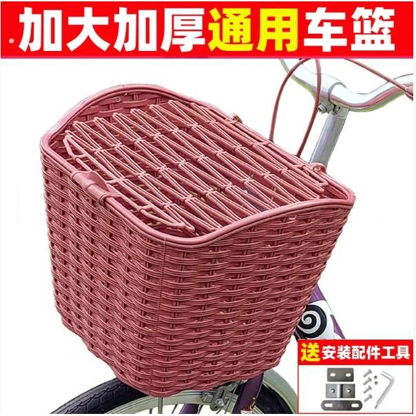 电动车后置车筐电动摩托车后尾挂篮置物神器车篓后用靠背菜篮子