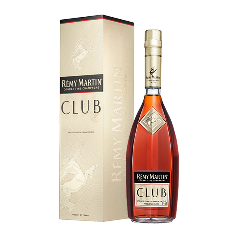 人头马CLUB优质香槟区干邑白兰地500ml 法国原装进口行货洋酒