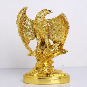 新款大展宏图老鹰客厅摆件欧式创意开业家居摆饰树脂艺术摆件