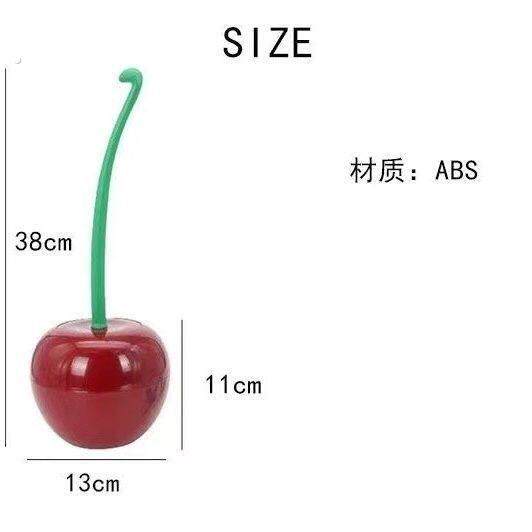 樱桃马桶刷家用长柄软毛马桶刷日用百货创意塑料清洁刷厕所刷套装