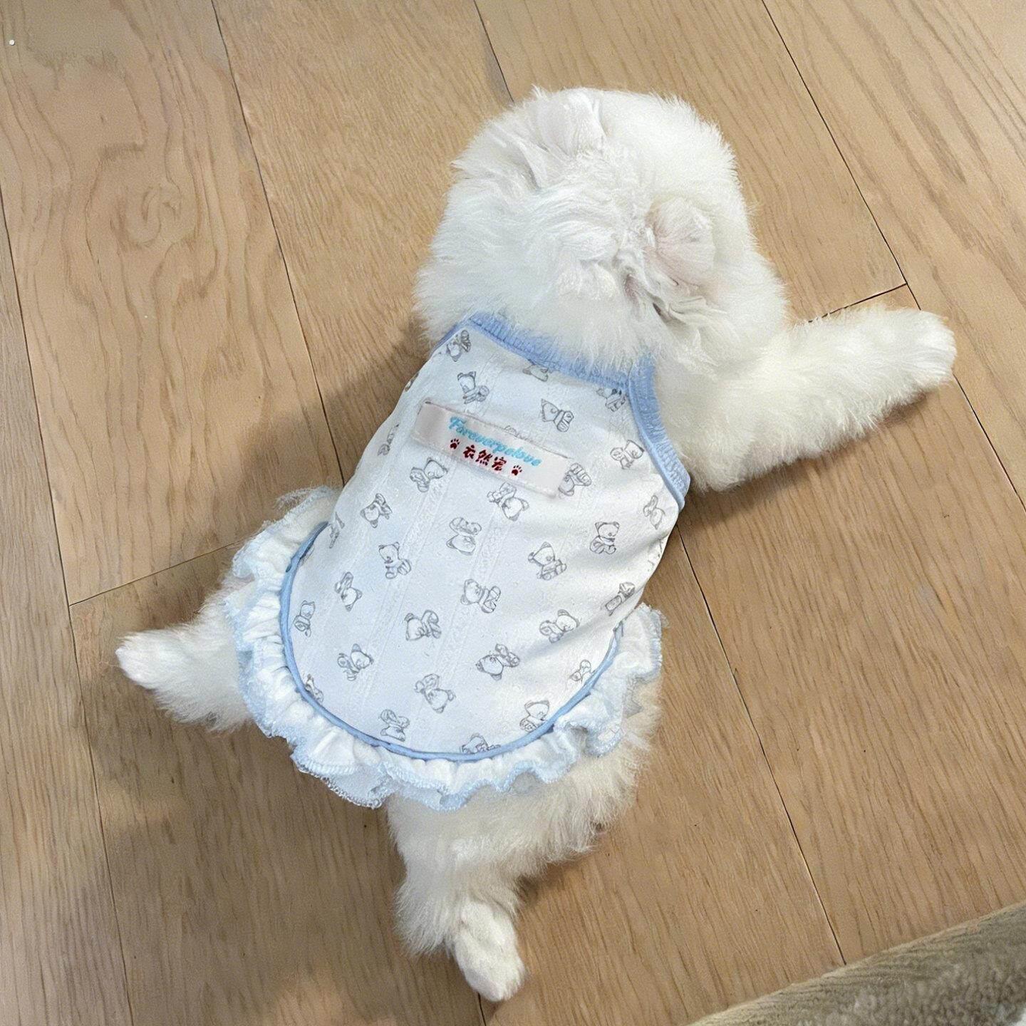 小狗衣服小型犬狗狗猫咪2026新款宠物春装高颜值防掉毛薄款吊带