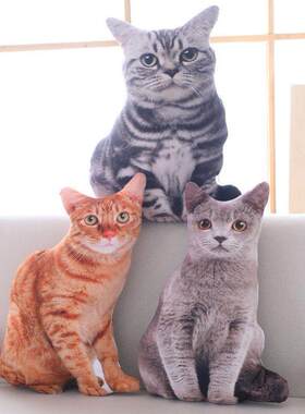 真猫咪会叫假猫咪真小猫猫咪玩偶真假猫吓老鼠创意