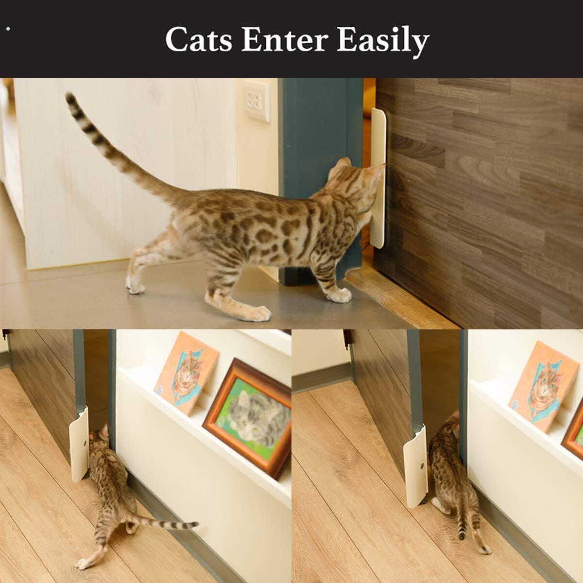 免钉宠物自动门家用通用狗猫门 可拆卸便携式隔离出入门