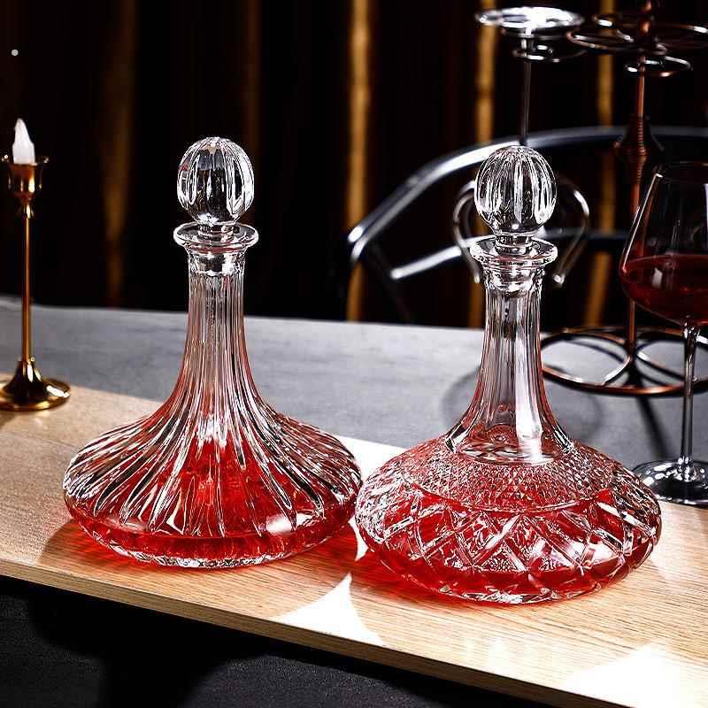 欧式奢华红酒酒瓶洋酒瓶带盖密封家用醒酒器酒樽送礼套装葡萄酒瓶