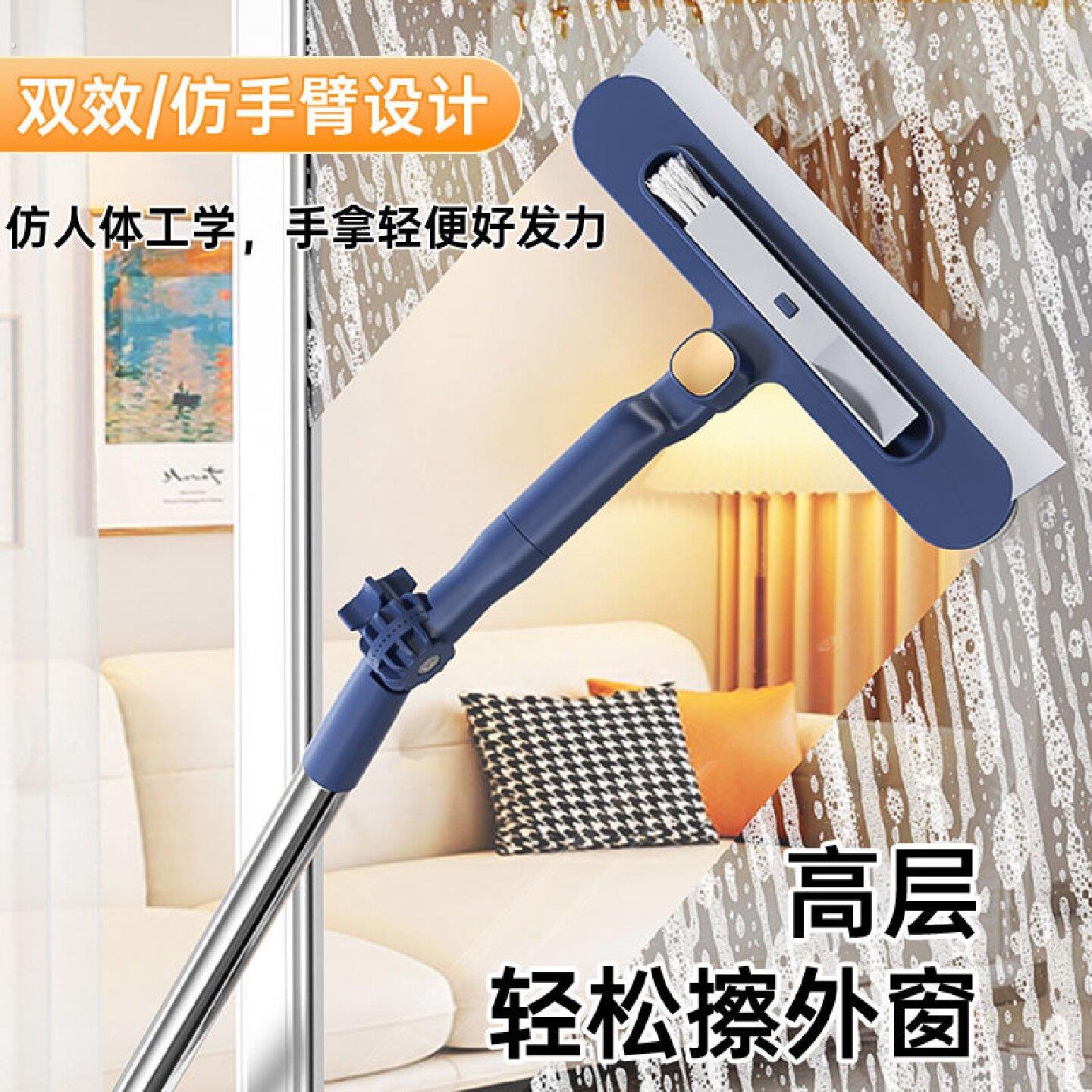 玻璃刮神器家用高层窗外专用刮水器双面窗户高楼保洁清洁工具调节