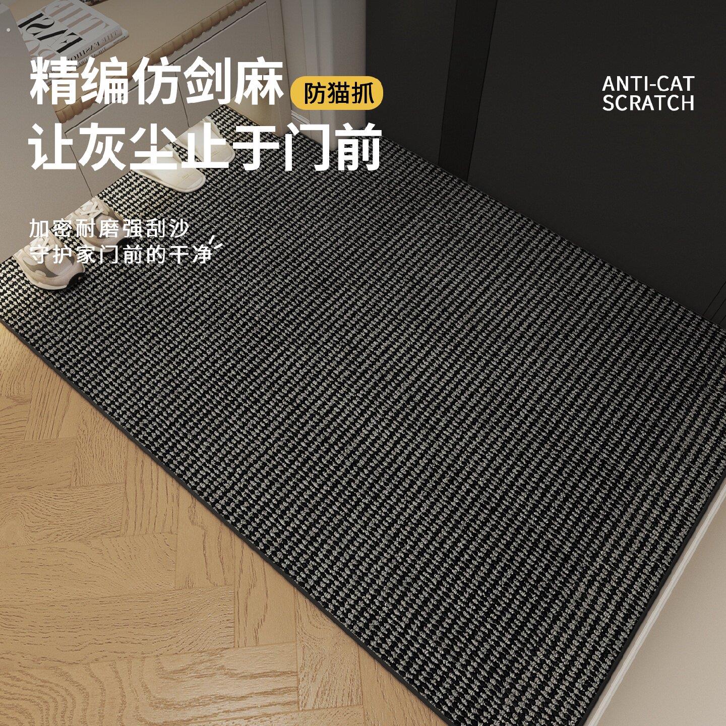 入户门垫2025新款仿剑麻地垫进门厅口入门玄关门外地毯脚垫可裁剪