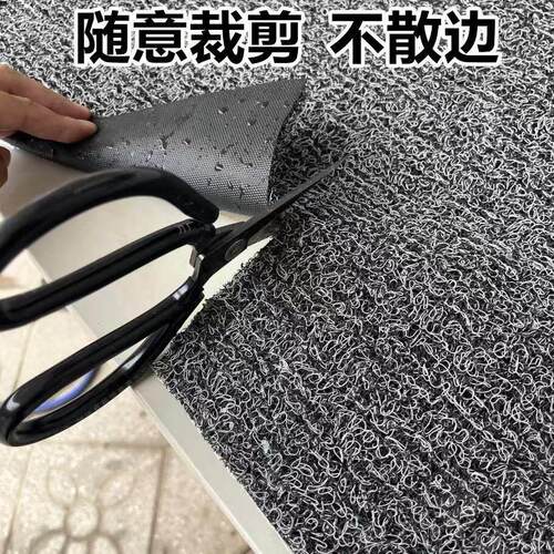 汽车脚垫自由裁剪通用易清洗可自剪单片个主副驾驶车防水加厚丝圈