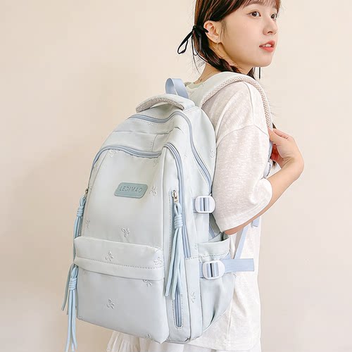 爱萌天可爱蝴蝶结双肩包学生书包