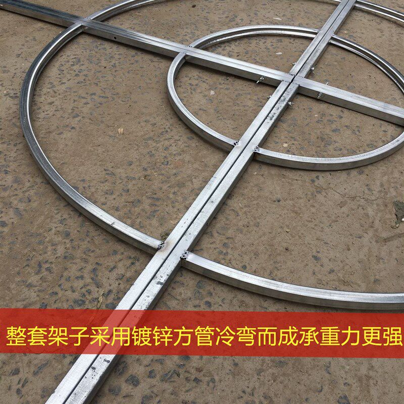 新款婚庆道具铁艺摩天轮圆环线帘圈S杆架子婚礼舞台装饰吊顶线帘