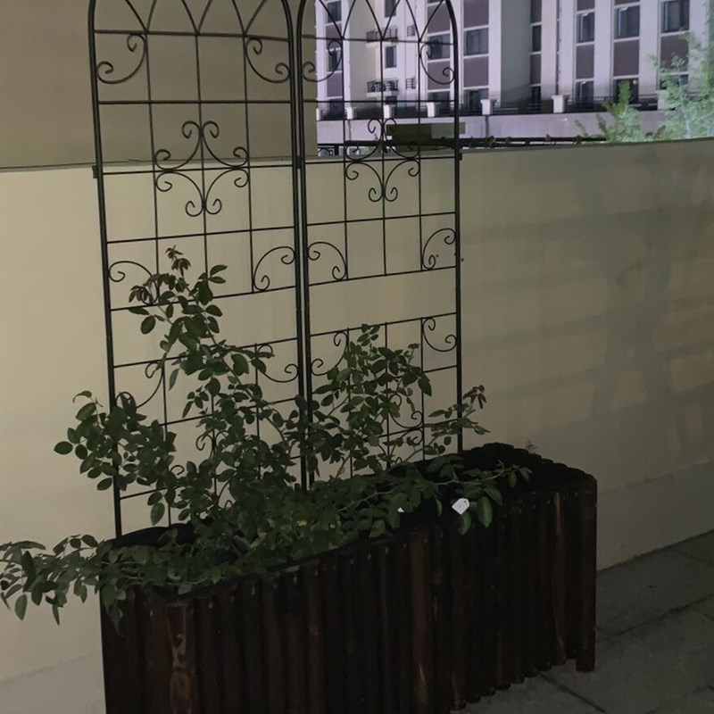 高2.2米屏风花架月季铁线莲蔷薇爬藤网格架阳台户外攀爬铁艺支架