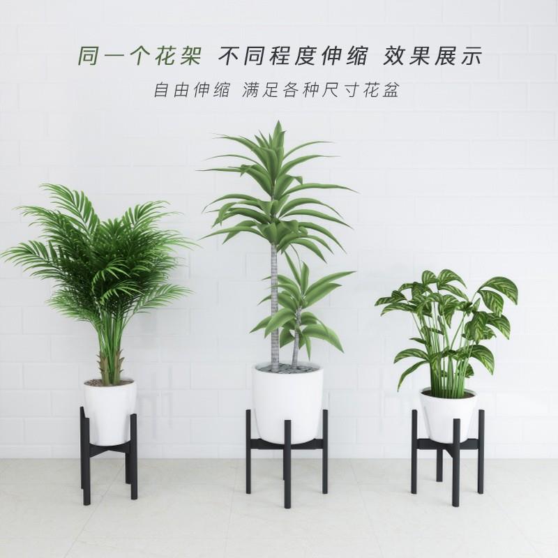 阳台可伸缩花架子客厅落地式置物架植物盆栽花盆架可移动花盆底座