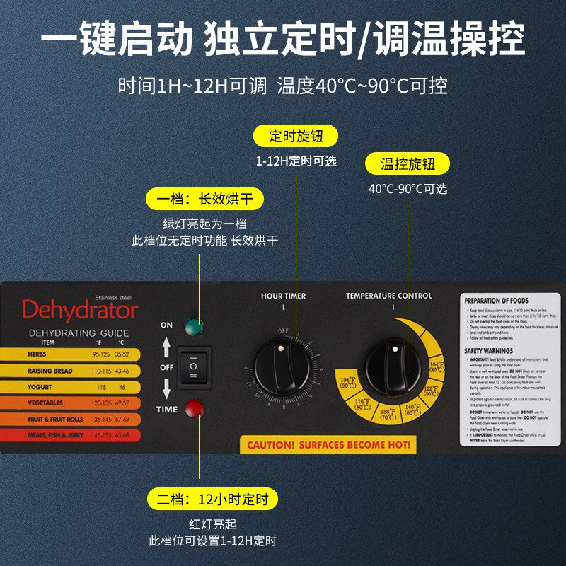 赛普龙果蔬烘干机食品家用小大型宠物零食鸡胸肉风干机食物干果机