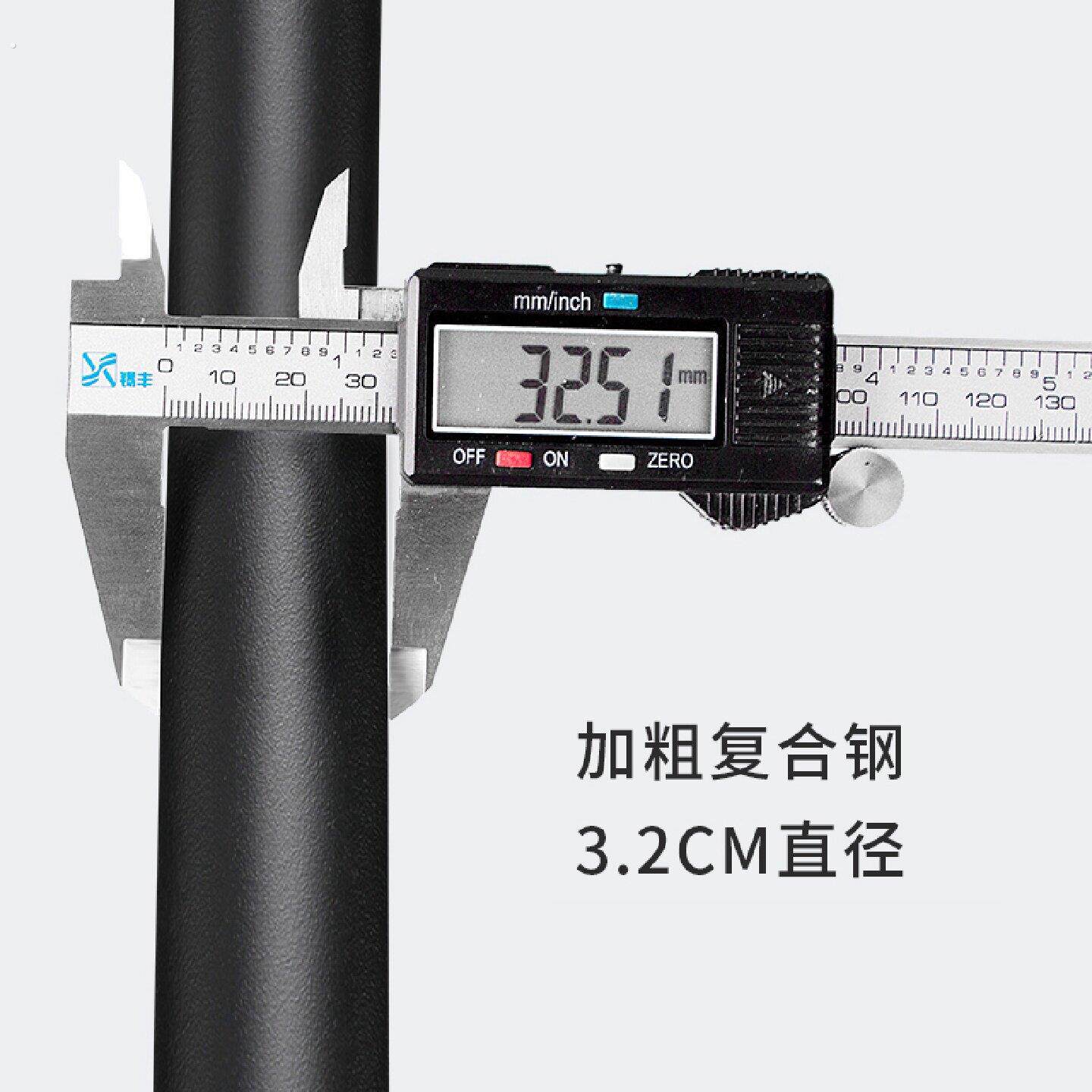 伸缩杆免打孔加长加粗浴帘杆防水窗帘杆直杆免钉防锈不掉浴室挂杆