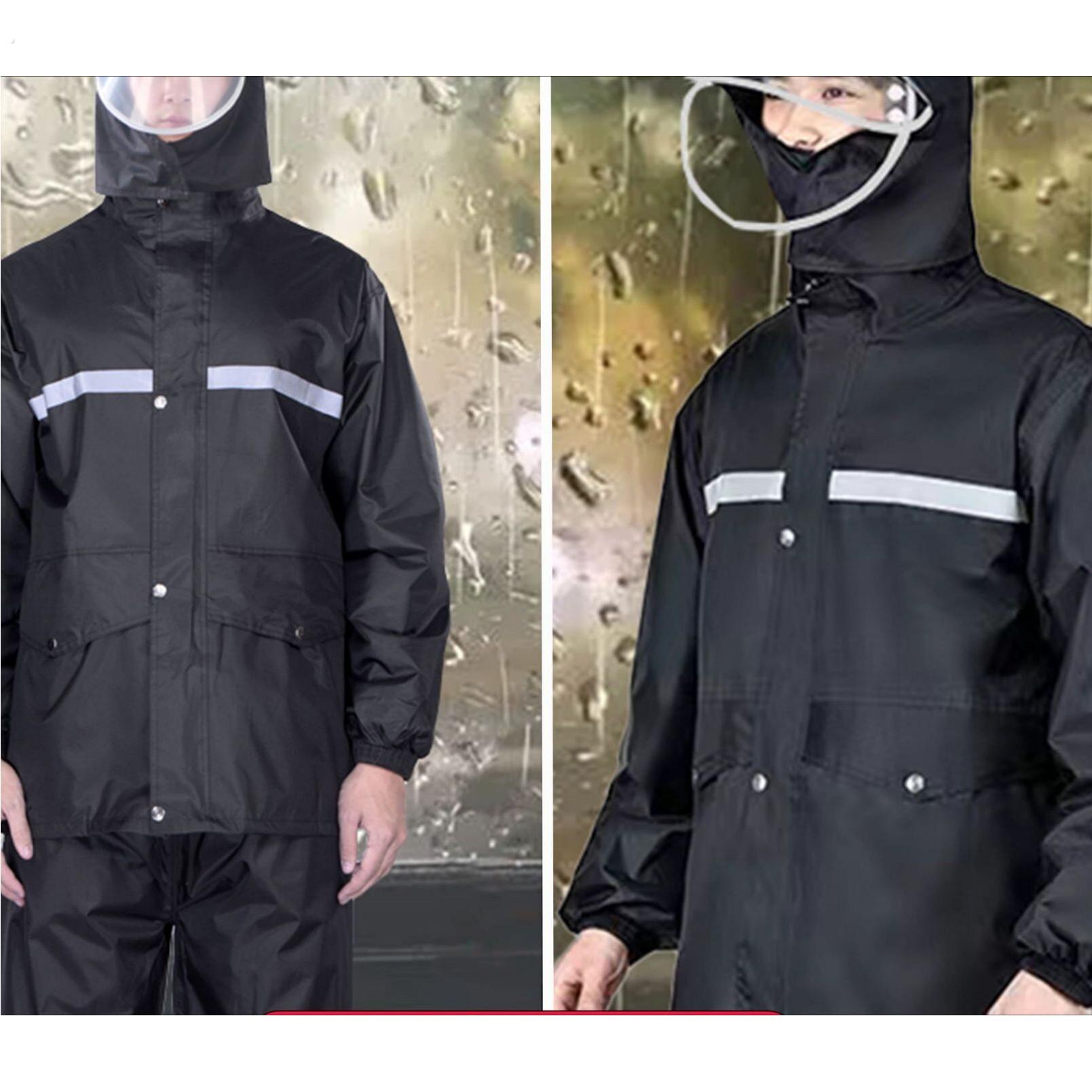 雨衣大号加肥加大300斤大码防雨服雨裤男士分体式暴雨摩托车男款