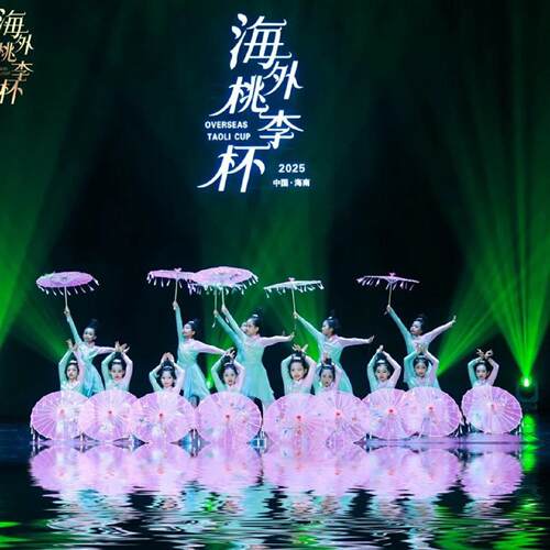 踏浪舞蹈伞道具傣族跳舞伞透明粉红色流苏伞东边日出西边雨油纸伞