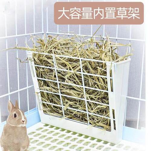 兔子草架内置大容量防扒兔兔喂食器荷兰猪豚鼠龙猫草料架食盒用品