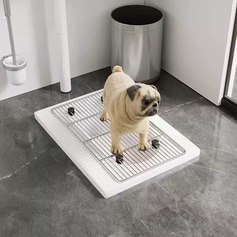 狗厕所小型犬不锈钢网架宠物专用定点排便神器蹲坑狗狗单独网格图片