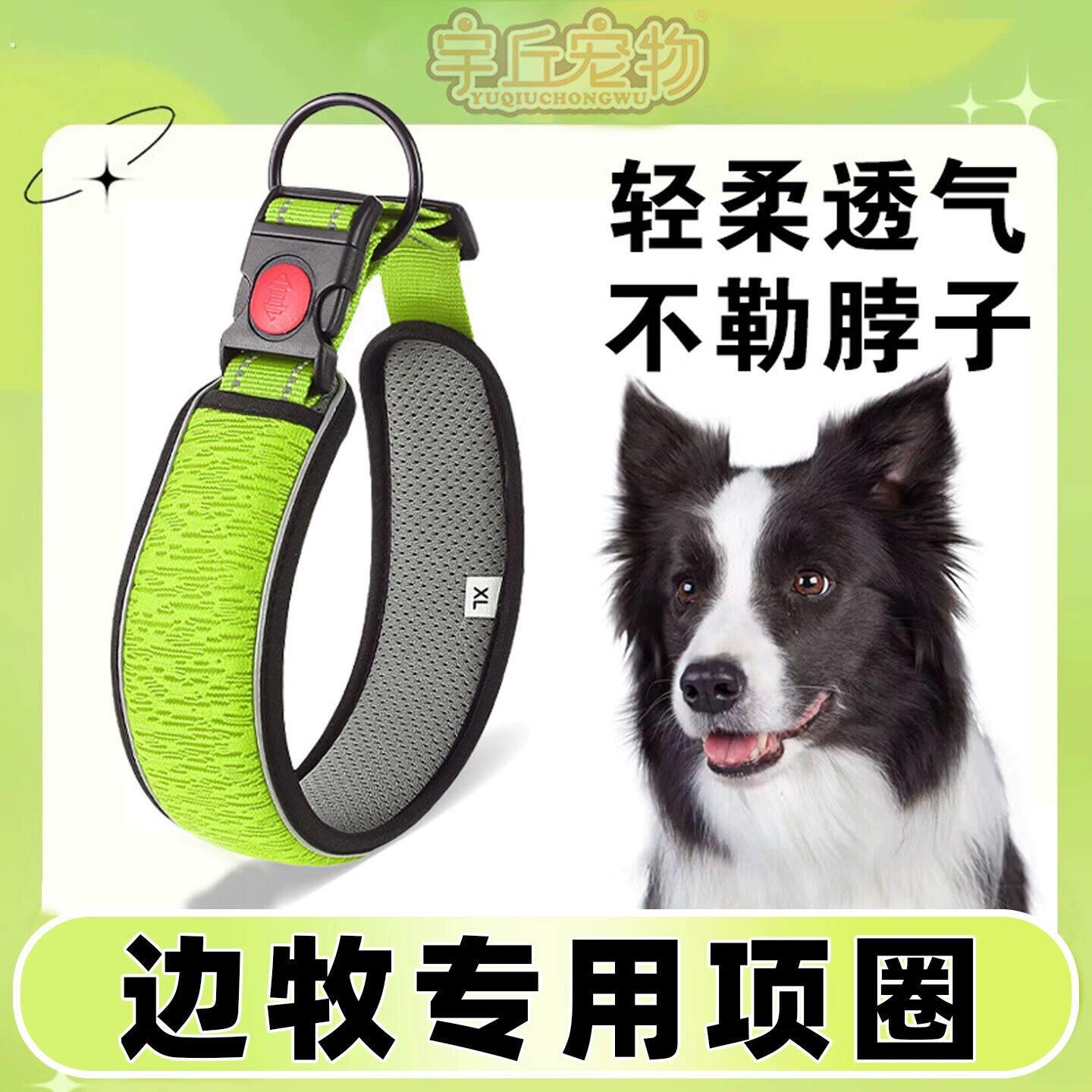 狗狗专用脖圈牵引绳光夜光脖圈颈圈不勒脖大型幼犬用品大全
