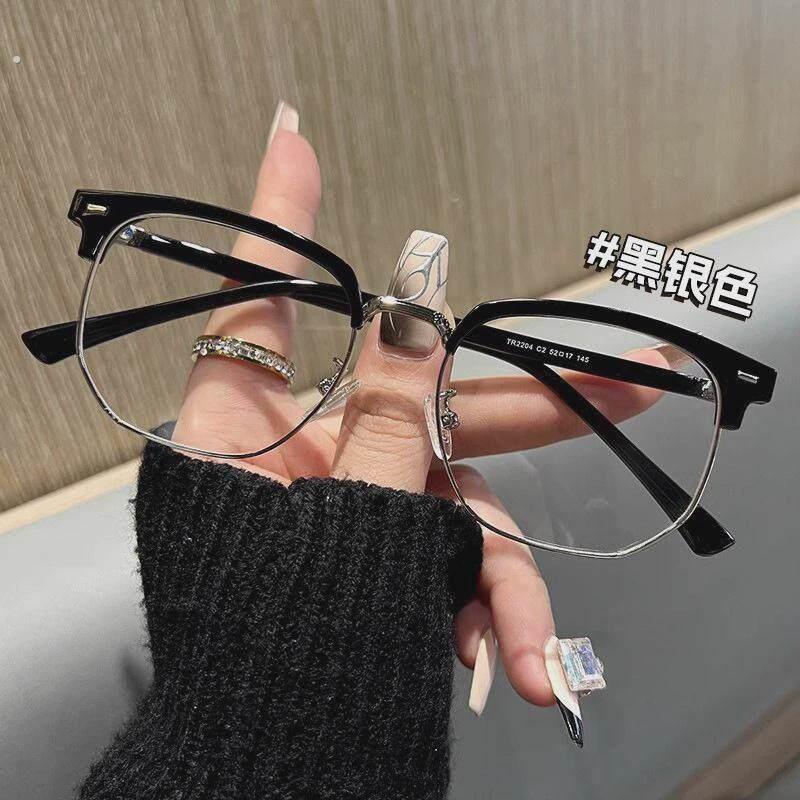 超轻文艺复古痞帅眼镜斯文理工男近视眼镜防蓝光眼镜框架女无度数