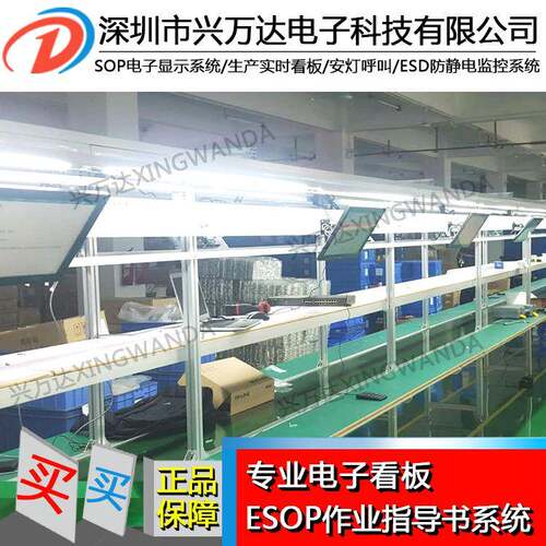 兴万达ESOP平板电脑解决方案-工厂ESOP电子看板SOP作业显示