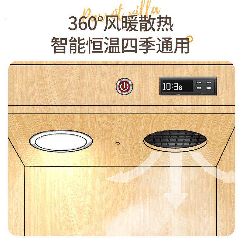 鸟笼鹦鹦繁子保温箱恒温笼殖箱绣眼鹉鹉虎皮宠物鸽子木质豪华别墅