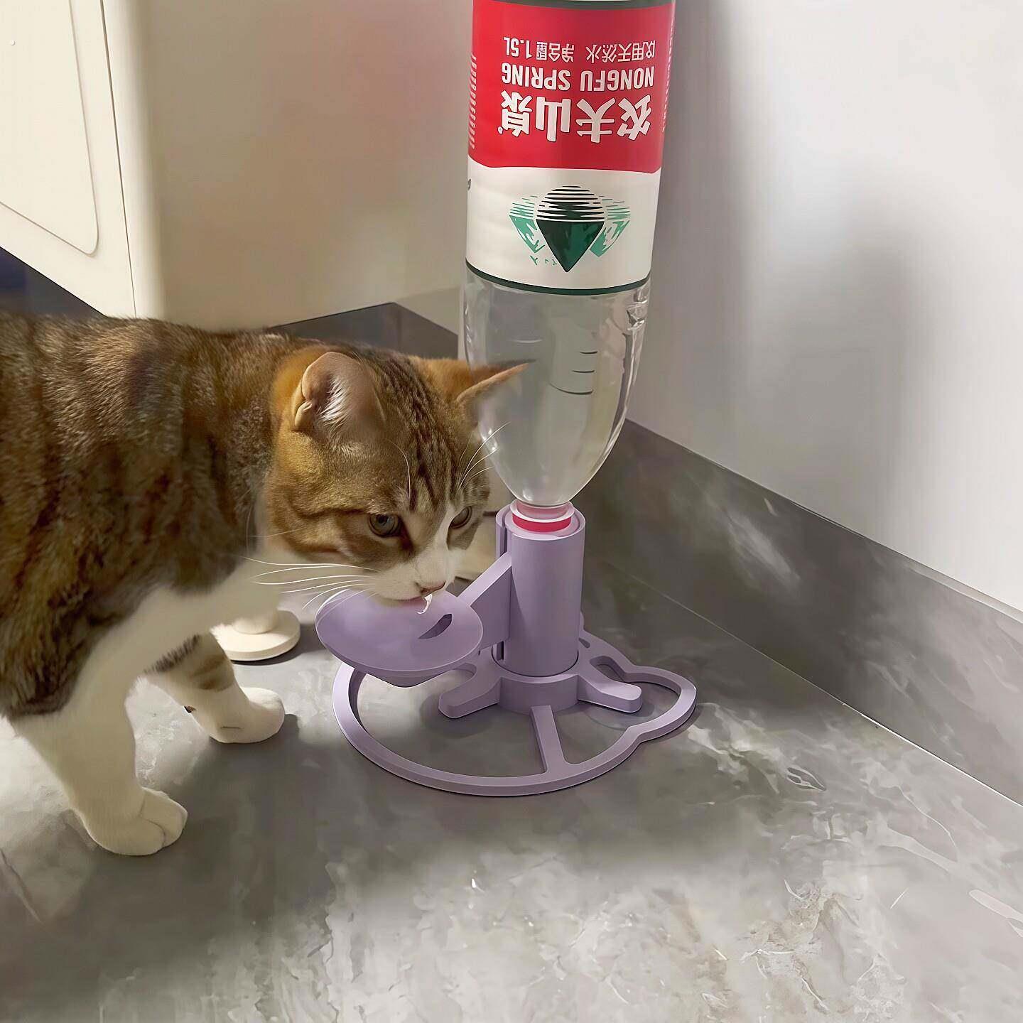 【虹吸式猫咪饮水机】自动饮水器免滤芯不插电水碗宠物自助喝水