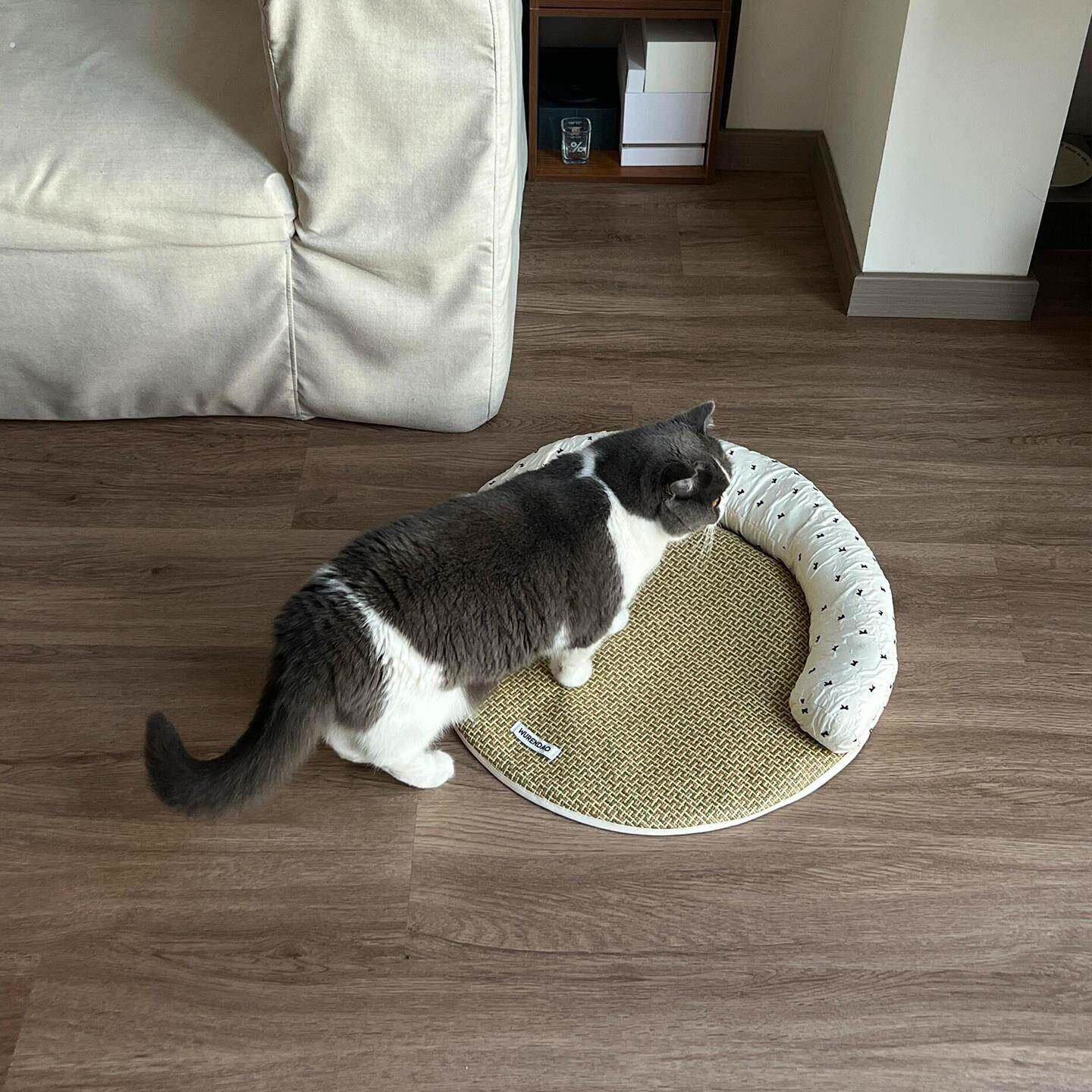 春夏猫狗垫子藤编凉席可拆洗猫窝宠物沙发四季通用中小型降温狗窝