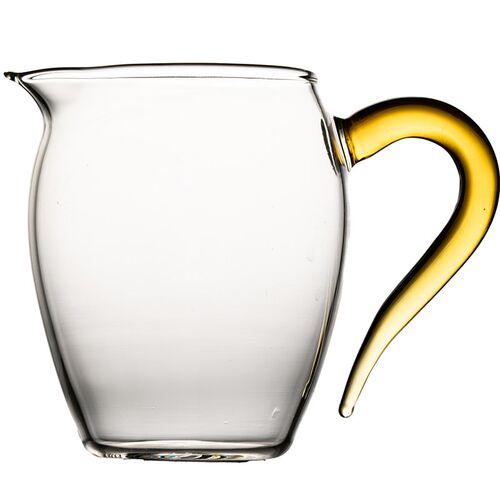 画续带把加厚茶具公道杯玻璃高档功夫茶道配件耐高温分茶器茶海