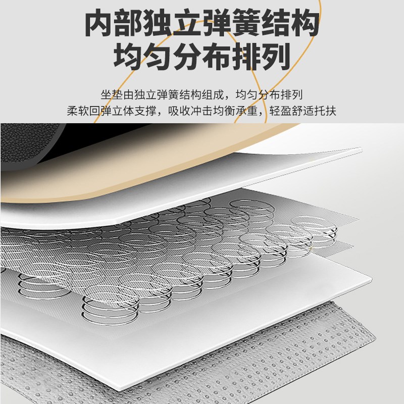 2026新款可旋转弹簧包坐垫意式轻奢餐椅家用茶桌主人椅茶椅梳妆椅
